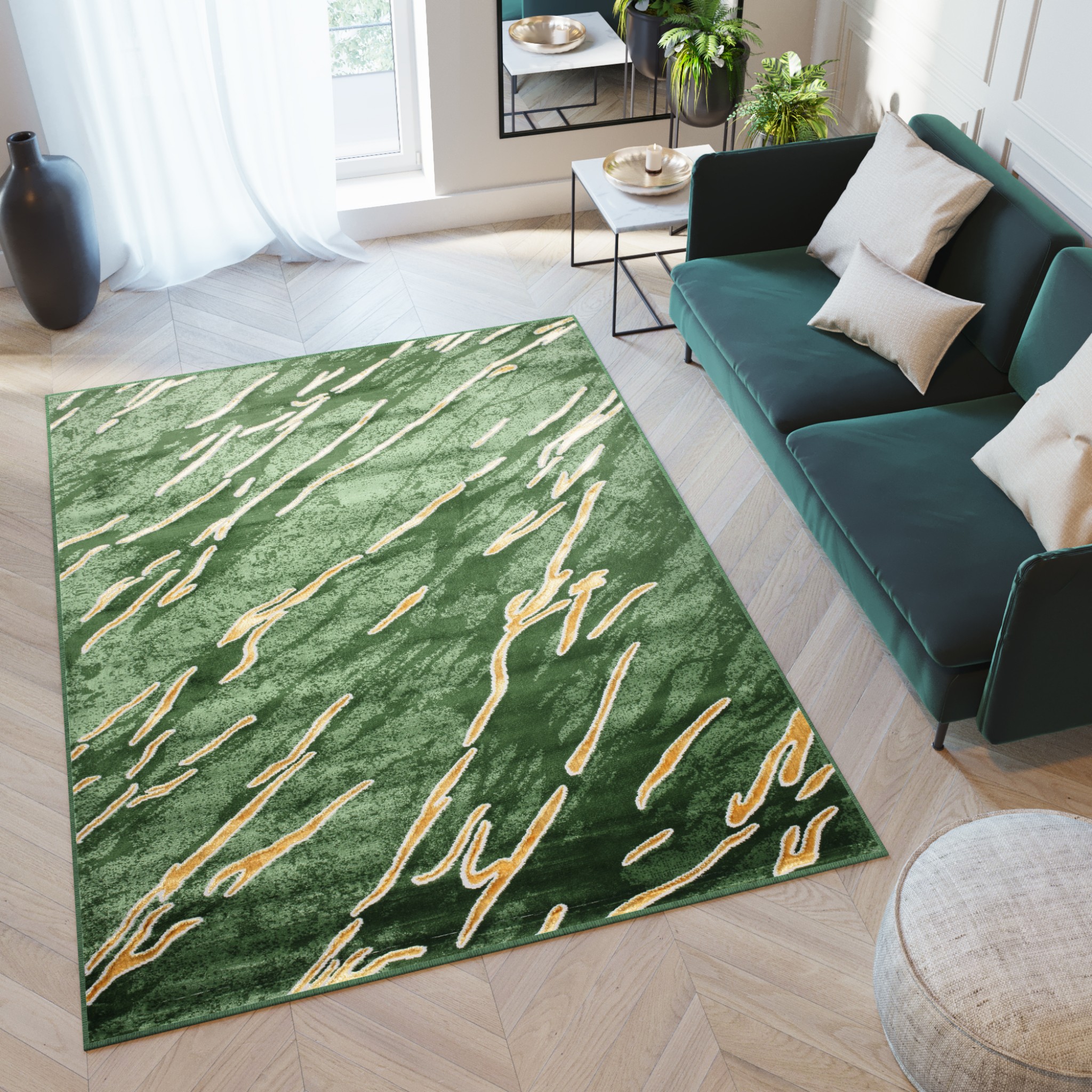 Koberec  DY29A GREEN TURMALIN GPL  - Moderný koberec