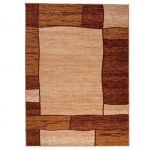 Koberec  F454B BROWN CHEAP PP BGX  - Moderný koberec