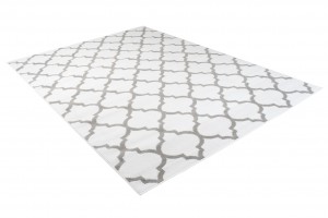 Koberec  Q043A WHITE FIRET ESM  - Moderný koberec