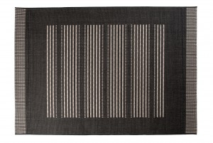 Koberec  20001 Black / Silver  - Šnúrkový koberec