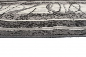 Килим  5118B DARK GRAY CHEAP PP CRM  - Сучасний килим
