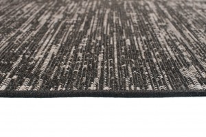 Szőnyeg  20211 Black / Silver  - Zsinór szőnyeg