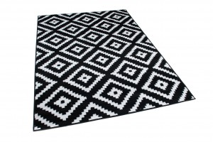 Килим  L885D BLACK LUXURY PP ESM  - Сучасний килим