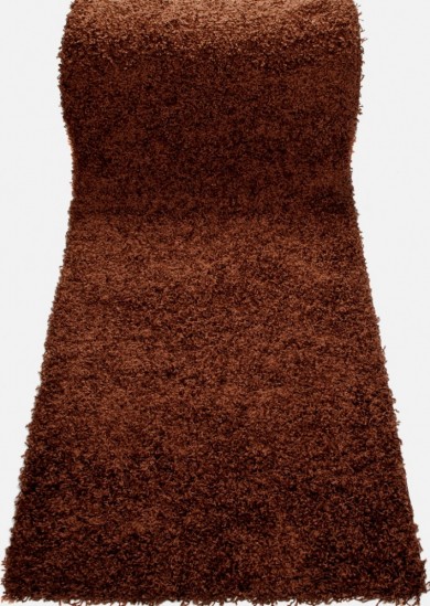 Chodnik Shaggy 6365A DARK BROWN RIO CHODNIK