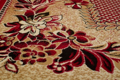 Килим  7192B DARK BEIGE ATLAS PP RED  - Традиційний килим