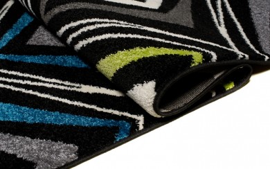 Килим  E332A BLACK JAWA O2X  - Сучасний килим