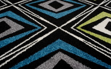 Килим  E332A BLACK JAWA O2X  - Сучасний килим