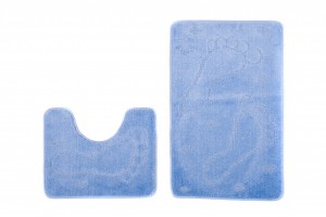 Dywanik łazienkowy  1001 BLUE (5004) MONO 2PC (STOPA)  Niebieski