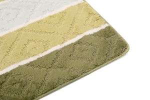 Teppich  C5132 GREEN MULTI ROMBY  - Badezimmerteppich