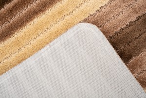 Teppich  PASKI BEIGE HIGH MONO 2PC  - Badezimmerteppich