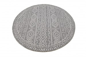 Koberec  4917 GREY ARRUBA KOŁO  - Moderný koberec