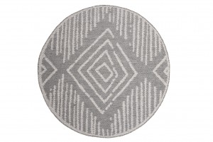 Koberec  4902 GREY ARRUBA KOŁO  - Moderný koberec