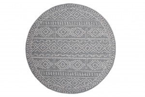 Koberec  4917 L.GREY ARRUBA KOŁO  - Moderný koberec