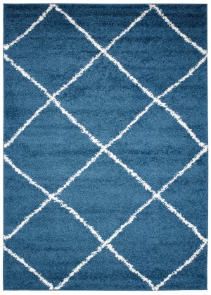 Huňatý koberec  6132B P.BLUE OPAK DELHI SFJ  Modrá