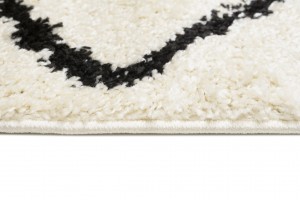 Koberec  6063A OPAK BLACK DELHI SFI  - Huňatý koberec