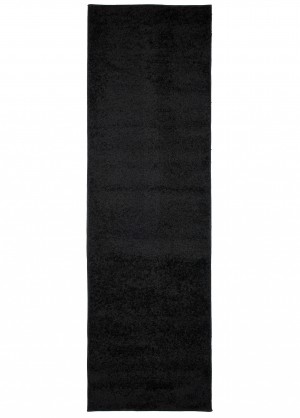 Huňatý koberec  7388A BLACK DELHI SFG  Čierna