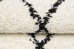 Koberec  6131B OPAK BLACK DELHI SFJ  - Huňatý koberec