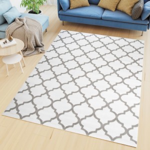 Koberec  Q043A WHITE FIRET ESM  - Moderný koberec