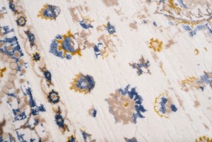 Koberec  G533M WHITE/DARK BLUE ASTHANE  - Moderný koberec