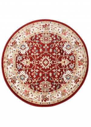 Moderný koberec  EF52B RED RIVOLI FPH  Červená