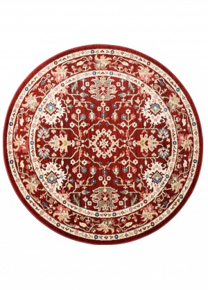 Moderný koberec  EF52A RED RIVOLI FPH  Červená