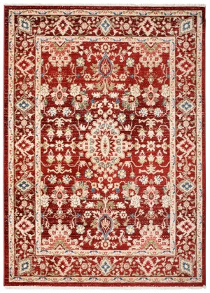 Moderný koberec  EE65B RED RIVOLI FPH  Červená
