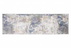 Behúň  G512B WHITE/D_BLUE PORTLAND CHODNIK  - Moderný behúň