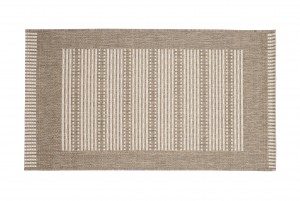 Koberec  20001 Taupe / Champagne  - Šnúrkový koberec