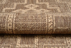 Koberec  20391 Coffee / Natural  - Šnúrkový koberec