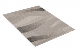 Koberec  20212 Silver/Black  - Šnúrkový koberec