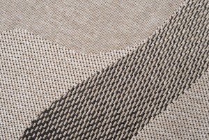 Koberec  20212 Silver/Black  - Šnúrkový koberec