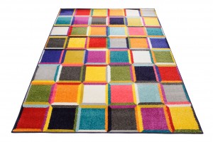 Koberec  0952C ORANGE / PINK BRISTOL  - Moderný koberec