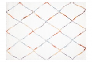 Koberec  L226S TERRA/WHITE MODENA  - Huňatý koberec