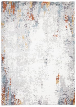 Huňatý koberec R026S BLUE/WHITE MODENA Biela