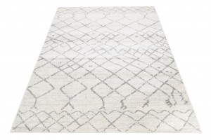 Koberec  A895A DARK GRAY WHITE MALESIA FBA  - Moderný koberec