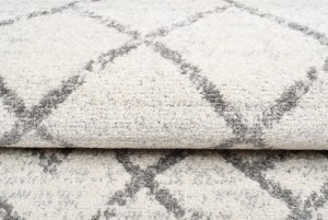 Koberec  A895A DARK GRAY WHITE MALESIA FBA  - Moderný koberec