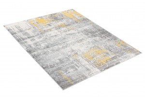 Koberec  L167F YELLOW GRAY MALESIA FBA  - Moderný koberec