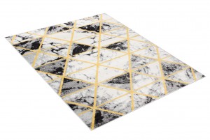 Koberec  R883A YELLOW WHITE MALESIA FBA  - Moderný koberec