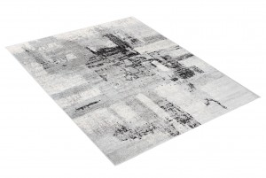 Koberec  G010H ANTRACITE WHITE MALESIA FBA  - Moderný koberec