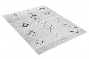 Koberec  D465H WHITE GRAY MALESIA FBA  - Moderný koberec