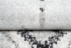 Килим  D465H WHITE GRAY MALESIA FBA  - Сучасний килим