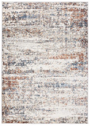 Moderný koberec  5136A CREAM / L.BLUE MIA  Krémová