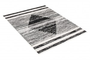 Koberec  3675A CREAM / BLACK GRACE  - Moderný koberec