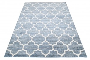 Koberec  4496B D.BLUE / CREAM MIA  - Moderný koberec