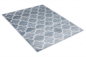 Koberec  4496B D.BLUE / CREAM MIA  - Moderný koberec