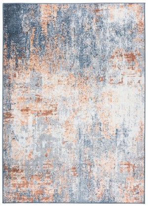 Koberec  5102C L.BLUE / ORANGE MIA  - Moderný koberec