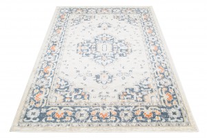 Koberec  5172A CREAM / D.BLUE MIA  - Moderný koberec