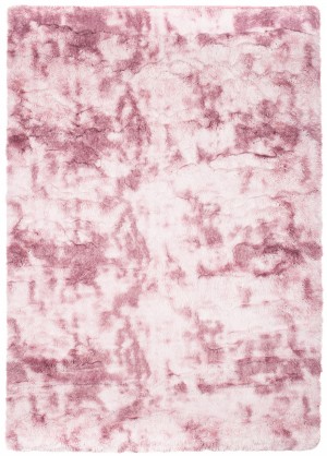 Huňaté koberce  MR-581 Pink SILK DYED  Růžová