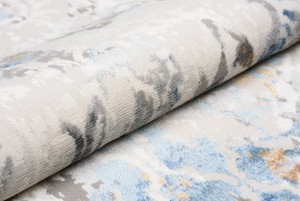 Koberec  D632B WHITE D_BLUE VALLEY  - Moderný koberec
