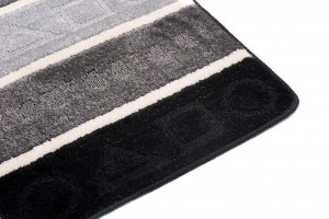 Szőnyeg  C5015 BLACK GREY MULTI FIGURY  - Fürdőszobai szőnyeg